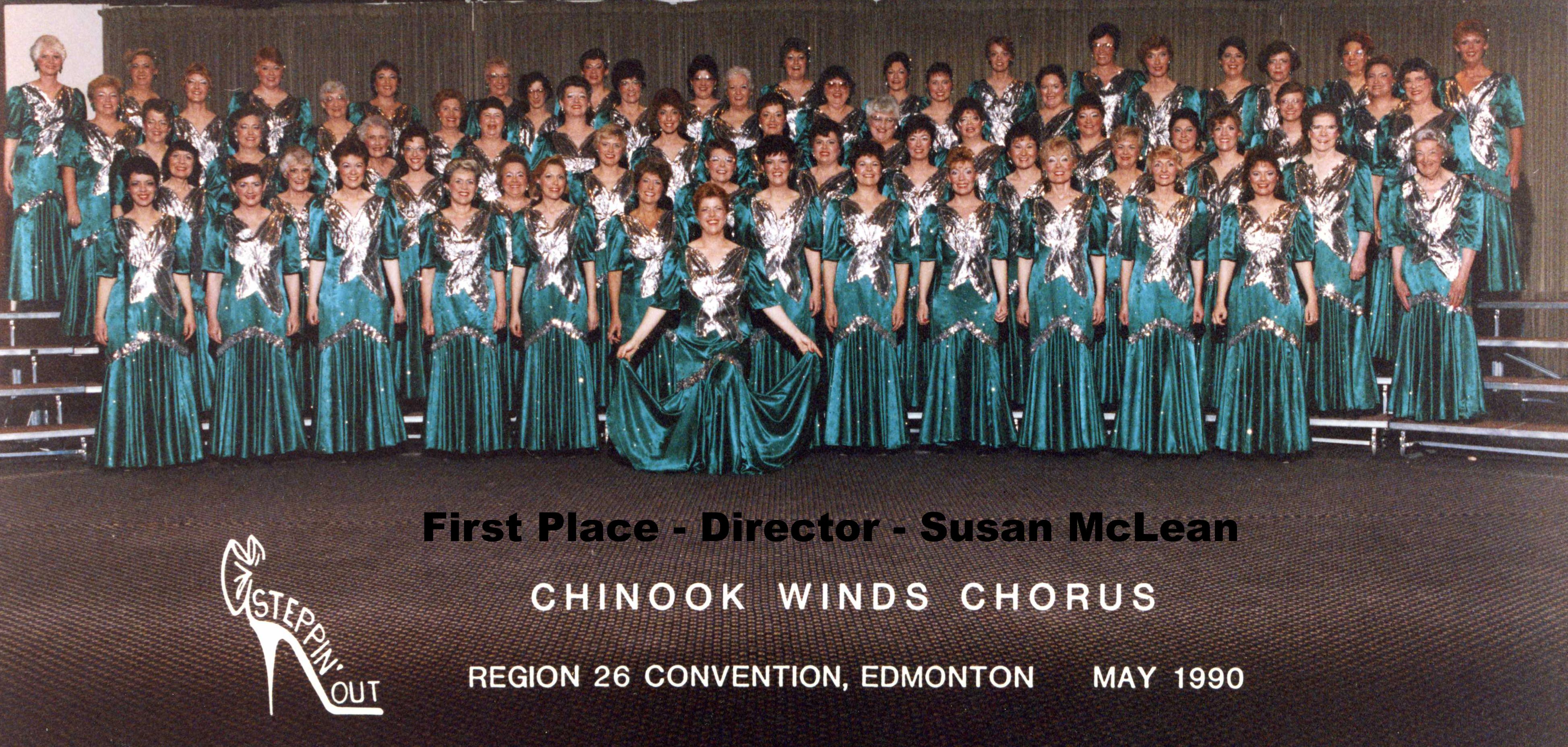 Chinook Winds Chorus First Place 1990