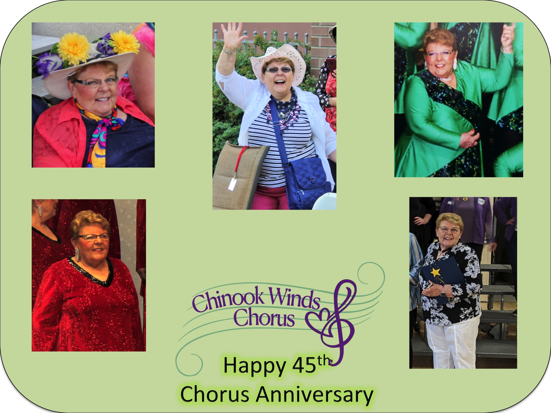 Happy 45th Chorus Anniversary - Fran 2024