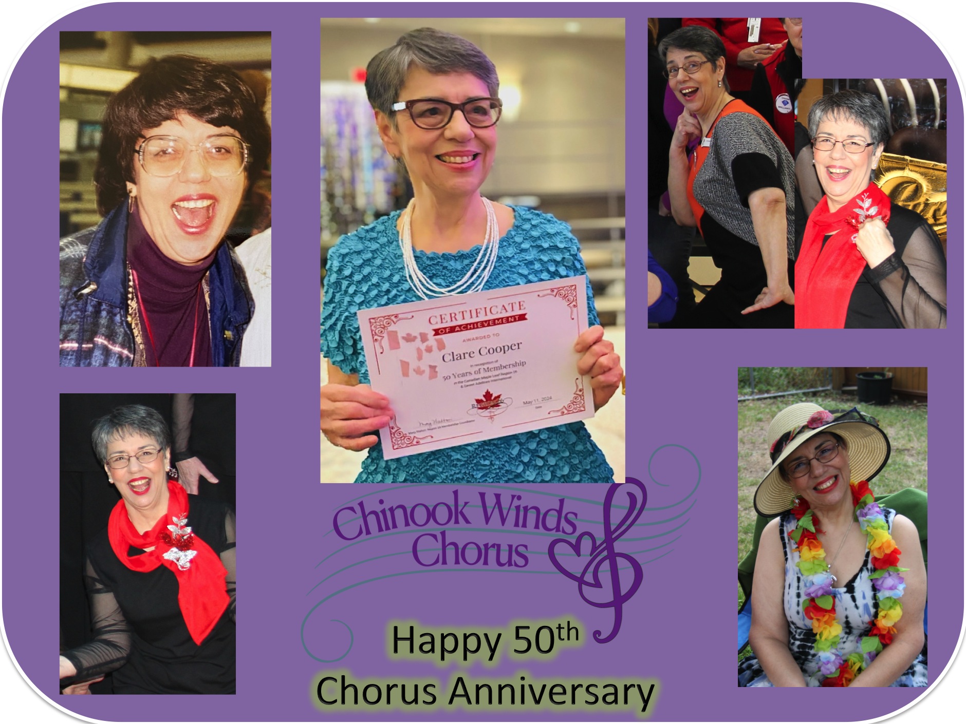 Happy 50th Chorus Anniversary - Clare 2024