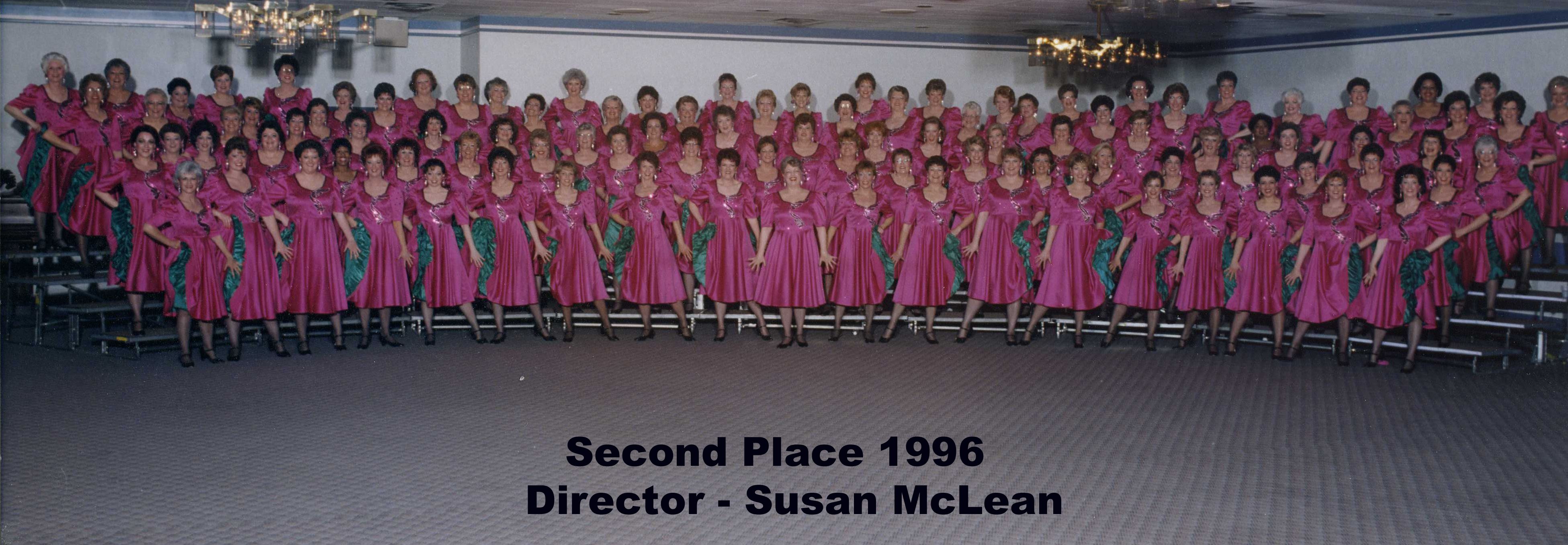 Chinook Winds Show Chorus - Second Place 1996